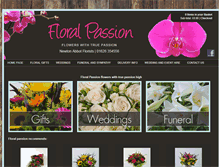 Tablet Screenshot of floral-passion.co.uk
